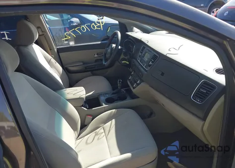 2016 Kia Sedona Lx из США, поврежденный, VIN KNDMB5C10G6082607